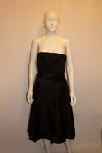 Load image into Gallery viewer, Vintage Amanda Wakeley Black Silk Cocktail Dress