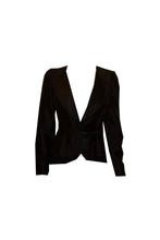 Load image into Gallery viewer, Vintage Amanda Wakeley Black Silk Jacket