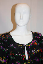 Load image into Gallery viewer, Vintage Yves Saint Laurent Rive Gauche Floral Top