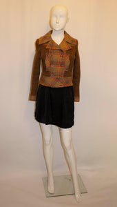 Vintage 1970s Crop Wool Jacket