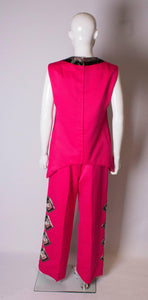 Valentina Pink Pant Suit