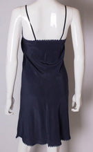 Load image into Gallery viewer, Vintage Blue Silk Slip