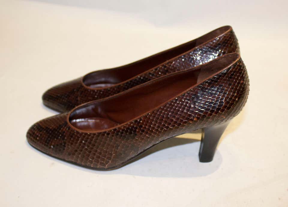 Snakeskin on sale leather shoes