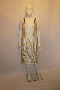 Vintage Lady Court of London Cocktail Dress with Wonderful Embellishment