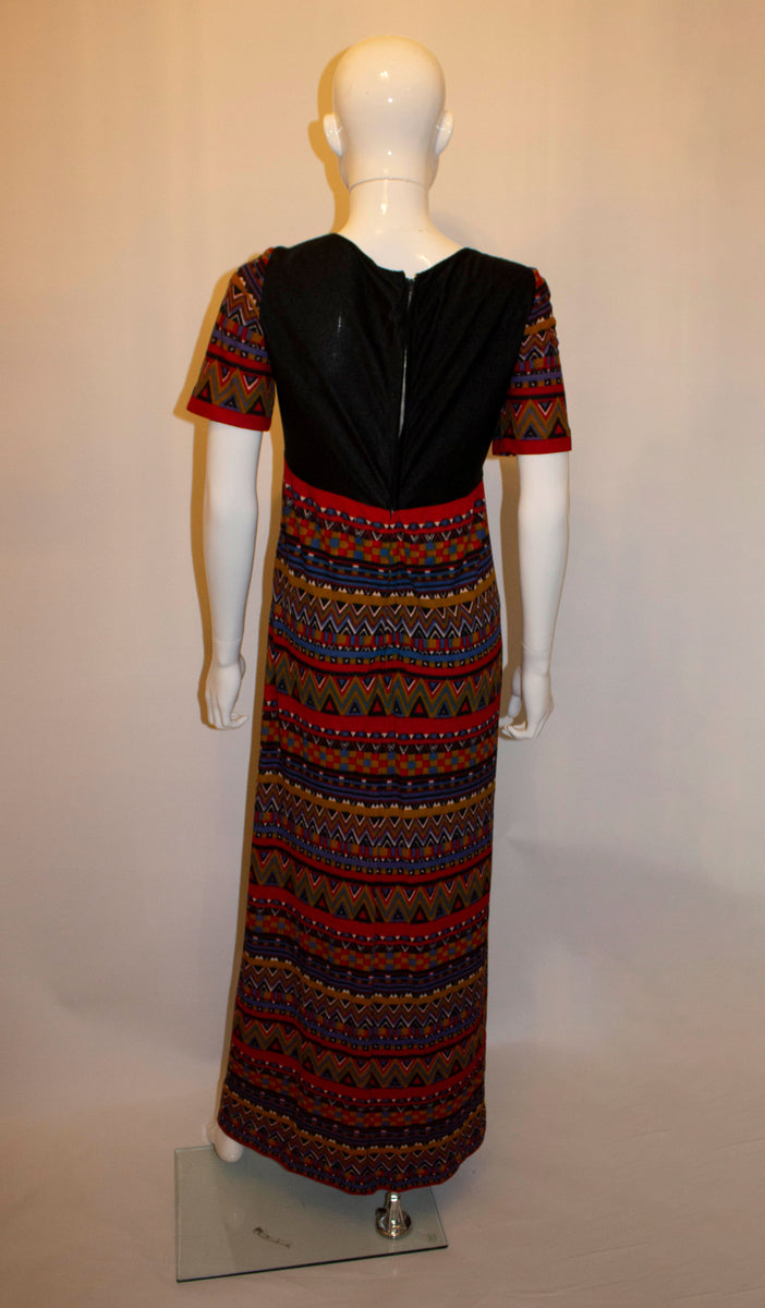 Vintage Polly Peck By Sybil Zelker Long Dress modesandmore