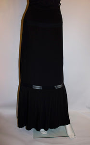 Vintage Chloe Black Silk Skirt