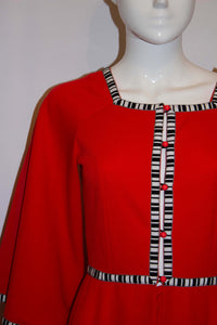 Vintage Simon Ellis Red Dress