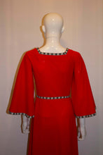 Load image into Gallery viewer, Vintage Simon Ellis Red Dress