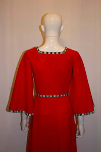 Vintage Simon Ellis Red Dress