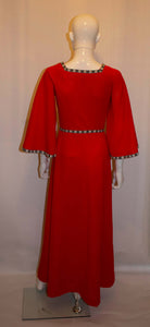 Vintage Simon Ellis Red Dress