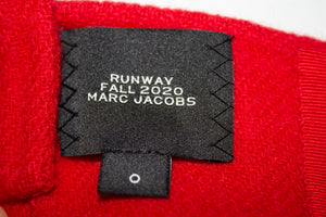 Runway Fall 2020 Marc Jacobs  Red Wool Bra Top