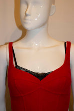 Load image into Gallery viewer, Runway Fall 2020 Marc Jacobs  Red Wool Bra Top
