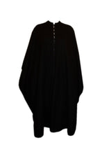 Load image into Gallery viewer, Vintage Yves Saint Laurent Rive Gauche Black Wool Cape