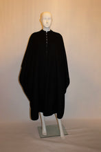 Load image into Gallery viewer, Vintage Yves Saint Laurent Rive Gauche Black Wool Cape