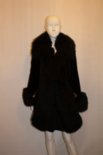 Load image into Gallery viewer, Vintage Vivienne Westwood Velvet Jacket withFaux Fox Fur Trim