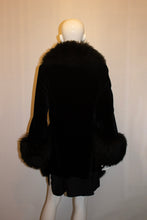 Load image into Gallery viewer, Vintage Vivienne Westwood Velvet Jacket withFaux Fox Fur Trim
