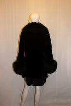 Load image into Gallery viewer, Vintage Vivienne Westwood Velvet Jacket withFaux Fox Fur Trim