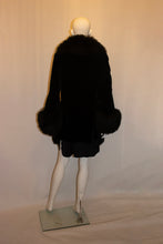 Load image into Gallery viewer, Vintage Vivienne Westwood Velvet Jacket withFaux Fox Fur Trim