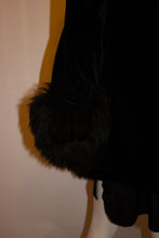 Load image into Gallery viewer, Vintage Vivienne Westwood Velvet Jacket withFaux Fox Fur Trim