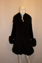 Load image into Gallery viewer, Vintage Vivienne Westwood Velvet Jacket withFaux Fox Fur Trim