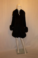 Load image into Gallery viewer, Vintage Vivienne Westwood Velvet Jacket withFaux Fox Fur Trim