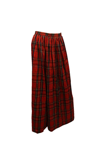 Vintage Scotch House Silk Tartan Skirt