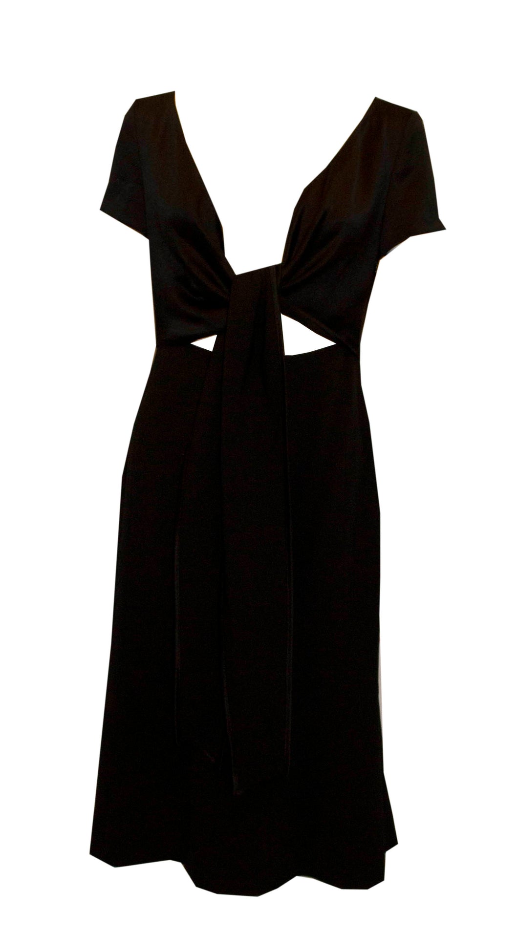 Max Mara Black Silk Dress