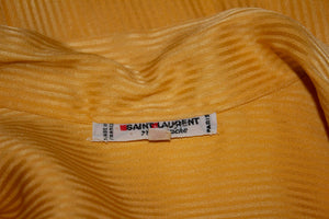 Vintage Yves Saint Laurent Rive Gauche Silk Blouse