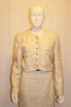 Load image into Gallery viewer, Vintage Chanel Style Ivory Suit