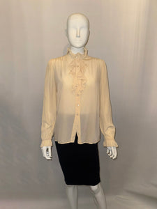 Vintage Yves Saint Laurent Silk Blouse