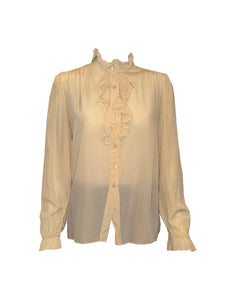 Vintage Yves Saint Laurent Silk Blouse