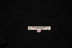 Vintage Yves Saint Laurent Rive Gauche Black Jacket