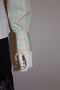 Ralph Lauren Pretty Vintage Blouse with lace collar