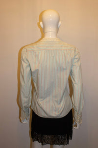 Ralph Lauren Pretty Vintage Blouse with lace collar