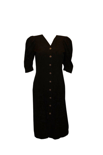 Vintage Jean Muir Black Dress