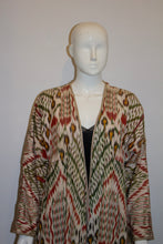 Load image into Gallery viewer, Vintage Ikat Coat , reveresible