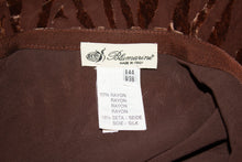 Load image into Gallery viewer, Vintage Blumarine Brown Devoree Velvet Skirt