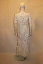 Load image into Gallery viewer, Vintage Long White Summer Gown