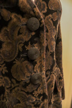 Load image into Gallery viewer, Vintage Caroline Charles Printed Velvet Jacket