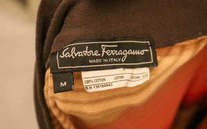 Vintage Ferragamo Stripe Skirt