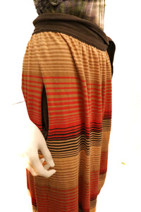 Vintage Ferragamo Stripe Skirt