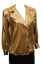 Load image into Gallery viewer, Vintage Yves Saint Laurent Rive Gauche Gold Shaket