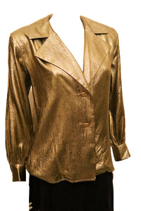 Vintage Yves Saint Laurent Rive Gauche Gold Shaket