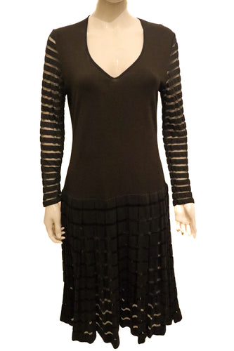 Yves Saint Laurent Black jersey Dress