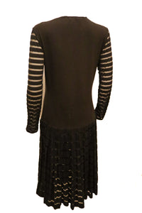 Yves Saint Laurent Black jersey Dress