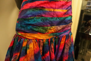 Kamal Haut Couture Multi Colour Silk Dress