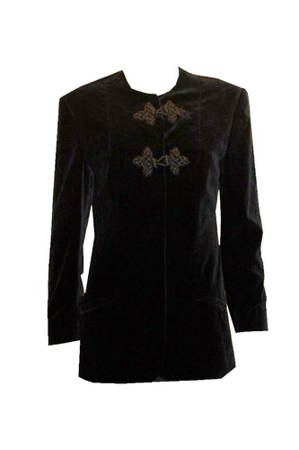 Vintage Bruce Oldfield Black Velvet Jacket