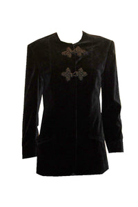 Vintage Bruce Oldfield Black Velvet Jacket