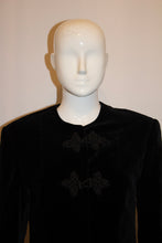 Load image into Gallery viewer, Vintage Bruce Oldfield Black Velvet Jacket