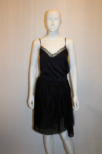 Vintage Yves Saint Laurent Rive Gauche Silk Wrap Over Skirt